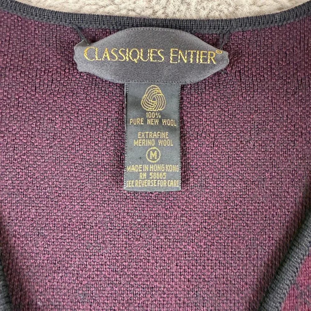Classiques Entier Wool Cardigan Sweater Grandpa Extra Fine Merino M‎ (See pics)